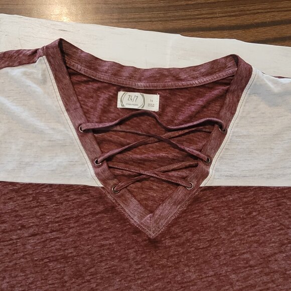 NEW - Lot of 3 Express Maurices Basic T-Shirt Top Tee Women Size XS Short Sleeve - Picture 7 of 10